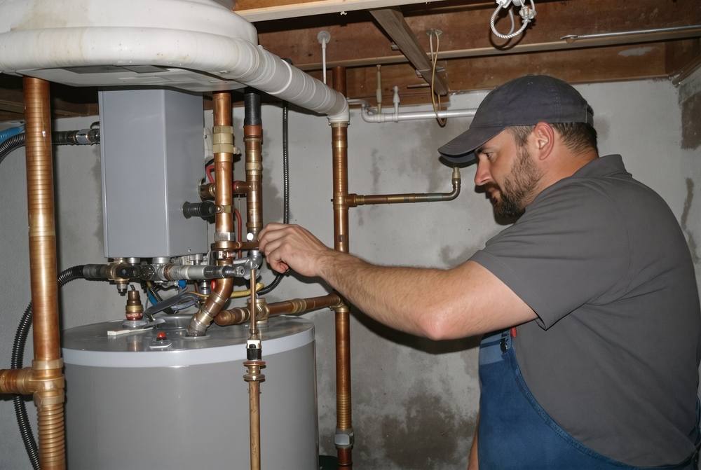 Installing water heater